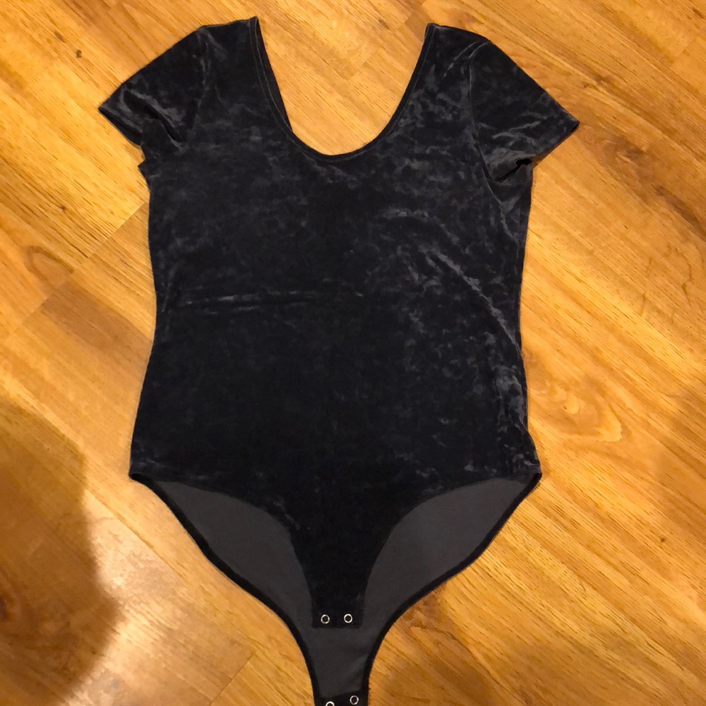 American Eagle Velvet body suit